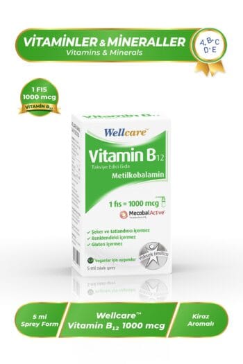 Wellcare Vitamin B12 Sprey 1000 Mcg 5 ml