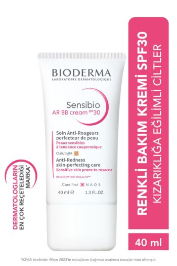 Bioderma Sensibio Ar BB Spf30 Hassas Ciltler Kızarıklık Karşıtı Güneş Koruyuculu Renkli Bakım Kremi 40 ml