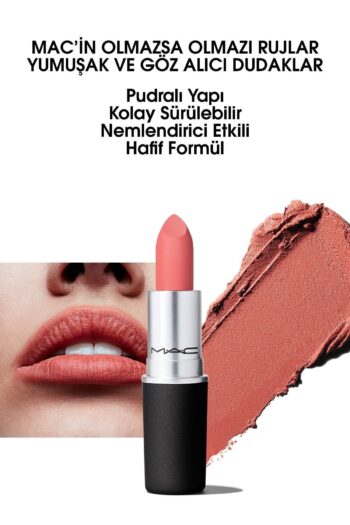 Mac Powder Kiss Lipstick - Mat Bitişli Nemlendirme Etkili Ruj - Mull It Over 3g