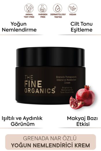 THE FINE ORGANICS Yoğun Nemlendirici Su Bazlı Yüz Kremi 48 Saat Etkili, Aydınlatıcı, Ton Eşitleyici, Grenada Narı Özlü