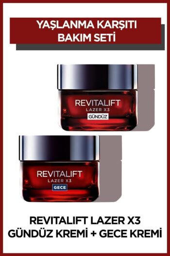 L'Oreal Paris L'oréal Paris Revitalift Lazer X3 Yoğun Yaşlanma Karşıtı Gündüz Bakım Kremi Gece Bakım Kremi 50 ml