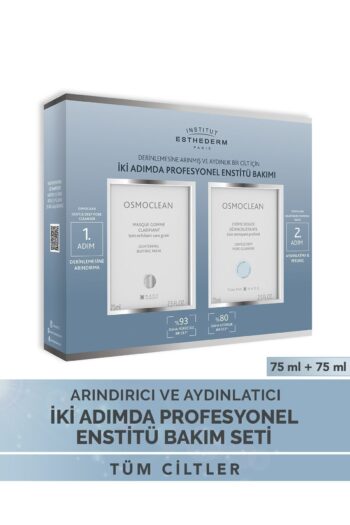INSTITUT ESTHEDERM Osmoclean Siyah Nokta Karşıtı Canlandırıcı Arındırıcı ve Yüz Temizleyici  Peeling Maske 2'li Set