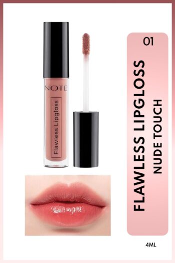 Note Cosmetics Flawless Lipgloss Nemlendirici Dudak Parlatıcısı - 01 Nude Touch - Nude