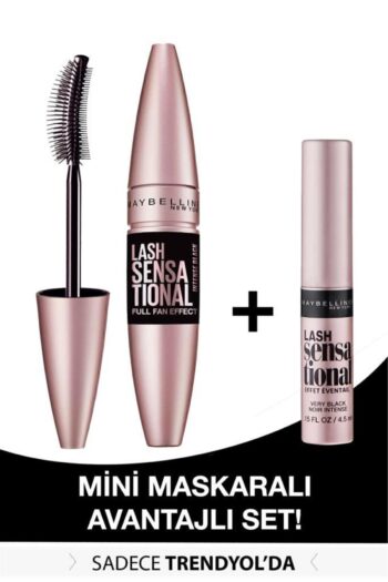 Maybelline New York Maybelline Lash Sensational Maskara Intense Black Siyah & Mini Lash Sensational Maskara