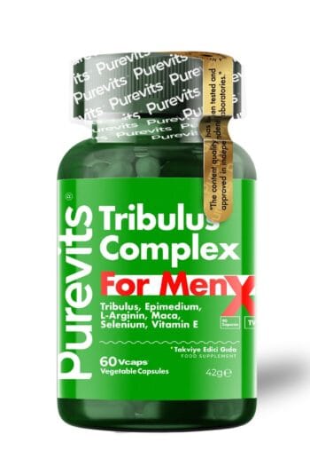 Purevits Tribulus Formen Complex Two Factor 60 Adet Vegan Kapsül