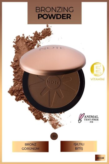 Note Cosmetics Bronzing Powder Bronzlaştırıcı Toz Pudra - 30 Koyu Bej