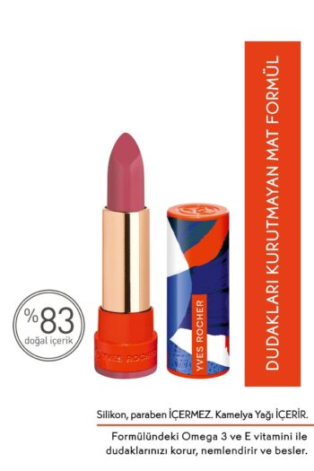 Yves Rocher 8 Saat Etkili Yoğun Renkli Mat Ruj-03. Pembe Mercan-3.8 G-83535