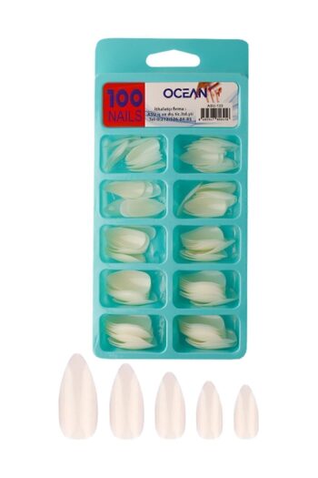 Ocean 133 - 100'lü Kutulu Badem Protez Takma Tırnak
