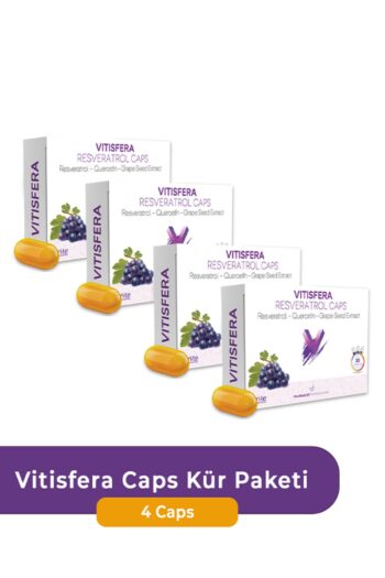 Vitisfera Resveratrol Caps Kür Paketi (4 Kutu)