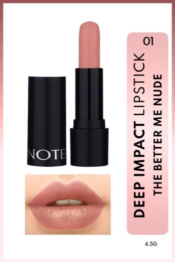 Note Cosmetics Deep Impact Lipstick Kremsi Dokulu Yarı Parlak Ruj 01 The Better Me Nude - Nude