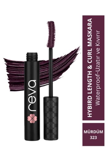 REVA Uzatan Hibrit Maskara - Hybrid Length & Curl Mascara Prune - No: 323 - Vegan Temiz Içerik