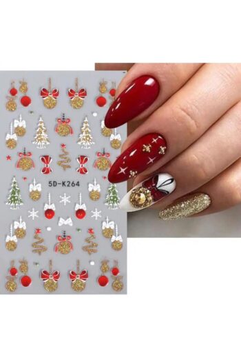 ELLEA NAIL 5d-k264 Kabartmalı Tırnak Stıcker