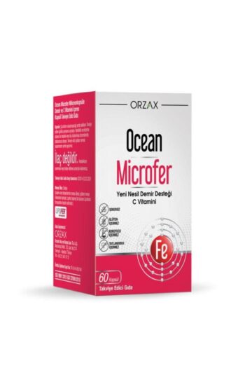 Orzax Ocean Microfer Demir ve C Vitamini 60 Kapsül