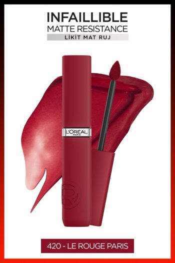 L'Oreal Paris Infaillible Matte Resistance Likit Mat Ruj - 420 Le Rouge Paris