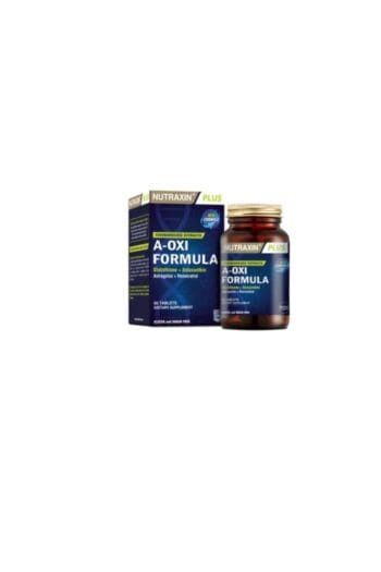 Nutraxin E Vitamini, Koenzim Q-10 , Resveratrol,çinko, Glutatyon,selenyum Içeren Takviye Edici Gıda 60 Tablet