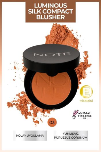Note Cosmetics Luminous Silk Compact Blusher Toz Allık - 03 Coral