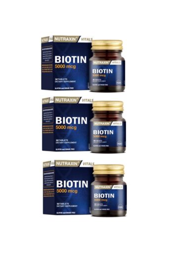 Nutraxin Saç Dökülmesine Karşı Biotin Içeren Takviye Edici Gıda 30 Tablet X3 Adet