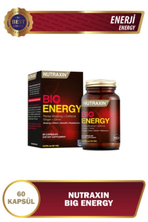 Nutraxin Big Energy - Vitamin Takviyesi 60 Tablet