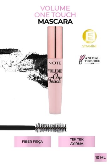 Note Cosmetics Volume One Touch Tek Tek Ayırma ve Hacim Etkili Maskara - Siyah