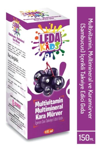 LedaPharma Unisex Kara Mürver Ekstresi C Vitamini Ve Çinko Leda Kids