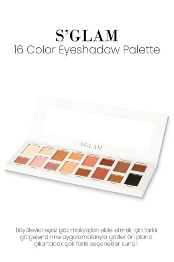 S'GLAM 16 Color Göz Farı Paleti (eyeshadow)