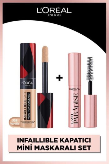 L'Oreal Paris Infaillible 24h Tüm Yüze Uygulanabilir Kapatıcı - 326 Vanilla & Mini Paradise Maskara 4.7 ml Makyaj