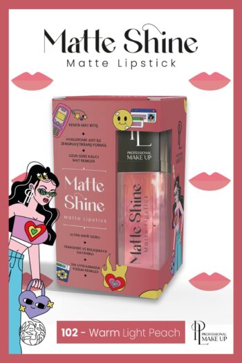 Pinky London Matte Shıne Lıpstıck - 102