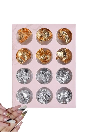 Nail Master 12li Folyo Tırnak Süsleme Nail Art Gold Silver