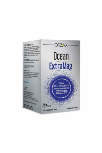 Ocean ExtraMag Üçlü Magnezyum Kombinasyonu 30 Tablet Güçlü Magnezyum Takviyesi