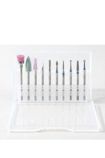 Nail Master 10 Parça Elmas Freze Ucu Elektrikli Törpü Makinesi Manikür Uçları 2,4mm