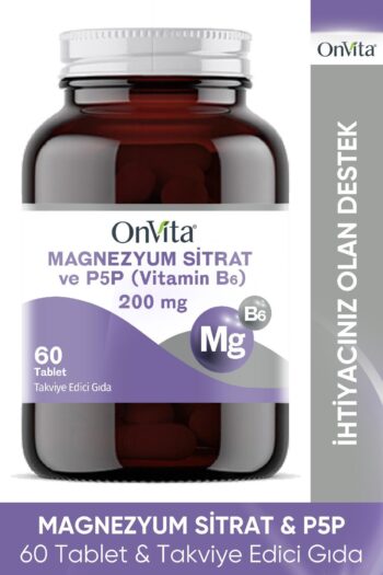 Onvita Magnezyum Sitrat Ve P5p Vitamin B6 200 Mg