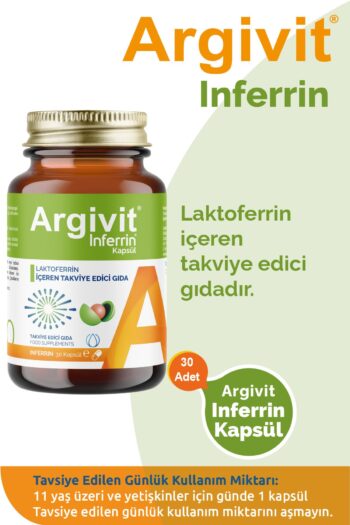 Argivit Inferrin Laktoferrin Içeren Kapsül Takviye Edici Gıda 30 Kapsül
