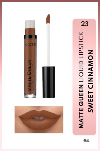 Note Cosmetics Matte Queen Lipstick Kalıcı Mat Likit Ruj - 23 Sweet Cinnamon - Kahverengi