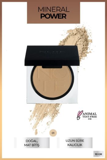 Note Cosmetics Mineral Powder Mat Bitişli Toz Pudra - 01 Açık