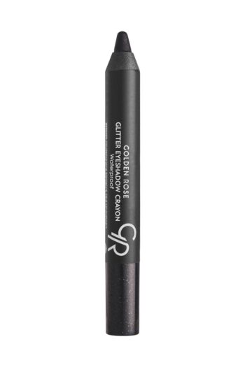 Golden Rose Glitter Eyeshadow Crayon Waterproof No: 51 Shiny Black - Simli Kalem Göz Farı - 8691190815516