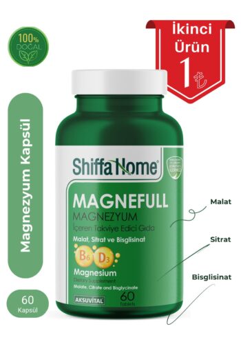 Shiffa Home Magnefull- Magnezyum Sitrat, Malat ve Bisglisinat - 60 Tablet