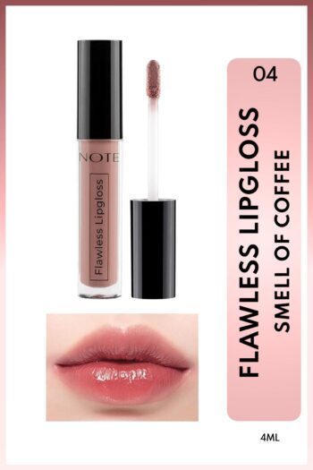 Note Cosmetics Flawless Lipgloss Nemlendirici Dudak Parlatıcısı - 04 Smell Of Coffee - Nude