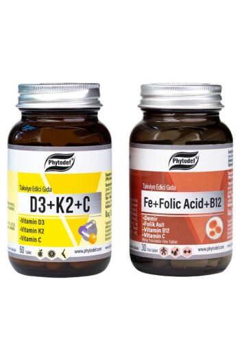 Phytodef Demir Folik Asit Vitamin B12 Vitamin C& Vitamin D3 Vitamin K2 Vitamin C (IRON FOLIC ACID)
