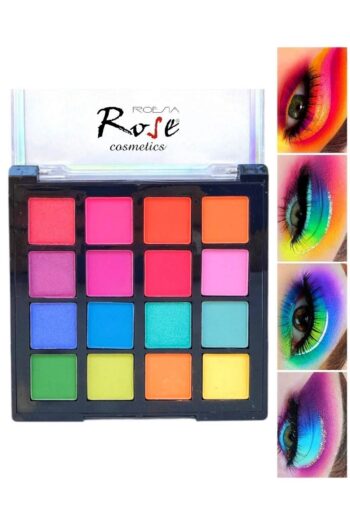 Roesıa Rose Cosmetics Rose 16'lı Neon Göz Far Paleti