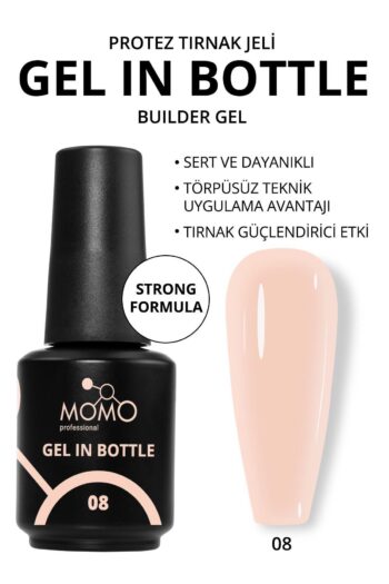 MOMO professional Protez Tırnak Jeli, Gel In Bottle No.8, Ten Rengi, 18 ml
