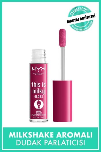 NYX Professional Makeup This Is Milky Gloss Dudak Parlatıcısı - Malt Shake