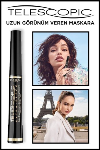 L'Oreal Paris Orıjınal Yeni Telescopic Carbon Extra Black Teleskopik Maskara - Yoğun Siyah