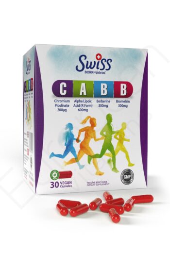 Bork Swiss Natural Swiss Bork Cabb 30 Kapsül İştah Kesici Kan ve Şeker Düzenleyici Gıda Takviyesi Multivitamin