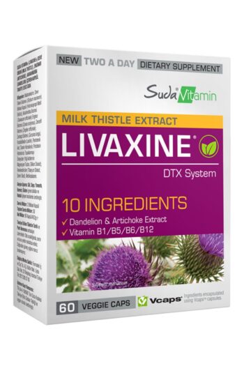 Suda Vitamin Livaxine 60 Kapsül Milk Thistle ( Deve dikeni ) Extract - Artichoke Extract - Dandelion Extract