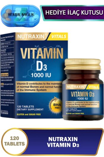 Nutraxin D3 Vitamini (1.000 IU)-120 Adet Tablet