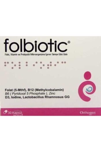 Orthogen Folbiotic Folik Asit 30 Kapsül