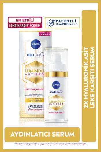 NIVEA Luminous630 Leke Karşıtı Aydınlatıcı Cilt Bakım Serumu 30ml, Hyaluronik Asit, Cilt Tonu Eşitleyici