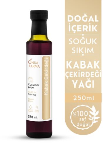 OnkaFarma Onka Farma Soğuk Sıkım Kabak Çekirdeği Yağı - %100 Saf Doğal Kabak Çekirdeği Yağı - 250 ml
