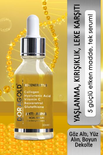 Doragold Yaşlanma Kırışıklık Leke Karşıtı Resveratrol Glutatyon C Vitamini Hyalüronik Asit Kolajen Serum 30ml