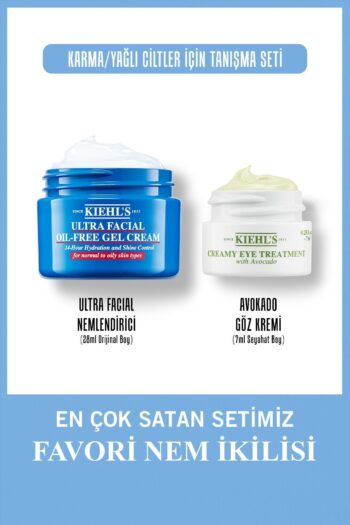 Kiehl's Ultra Facial Oil Free Cream & Avokadolu Göz Kremi Nem Ikilisi Seti